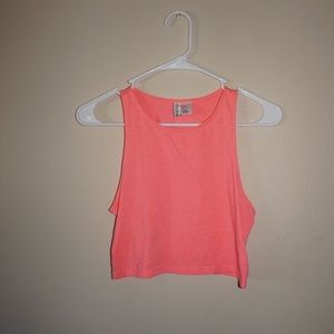Pink crop tank